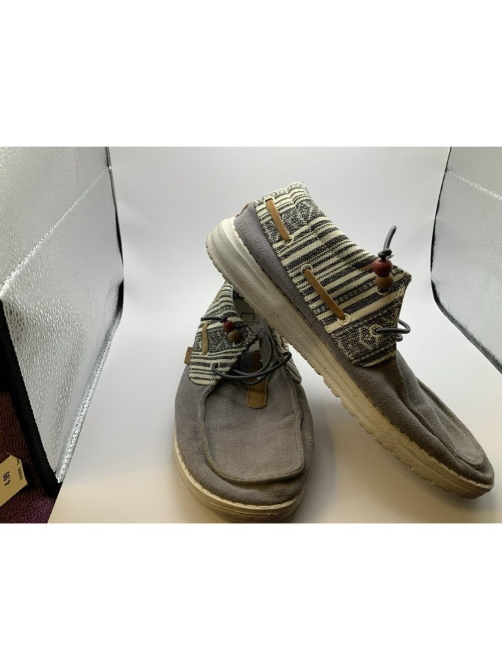 HEY DUDE ELLIE FESTIVAL WOMANS US 7 Boulder Southwestern Aztec Slip On Shoes
